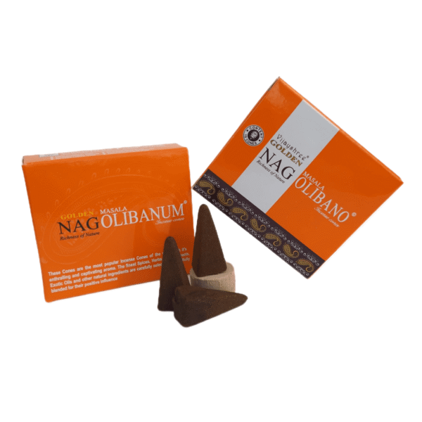 Incenso Cone Golden Nag Olibano