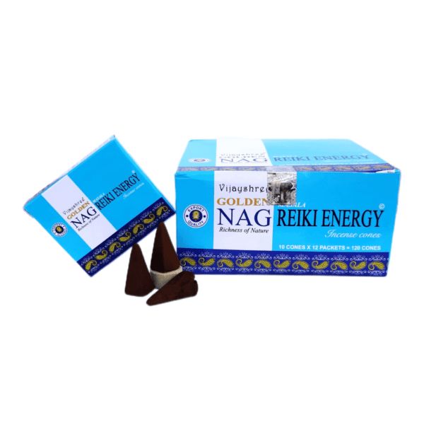 Golden Nag Reiki Energy Caixa Cones