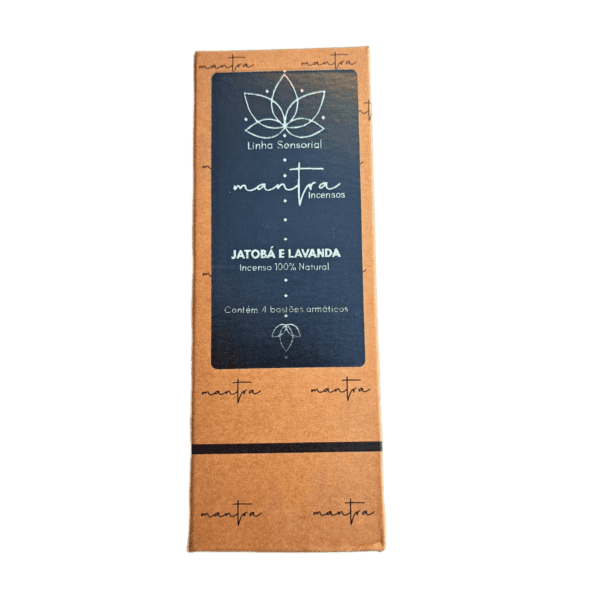 Incenso Mantra Linha Sensorial Jatobá e Lavanda (Auxílio Emocional)