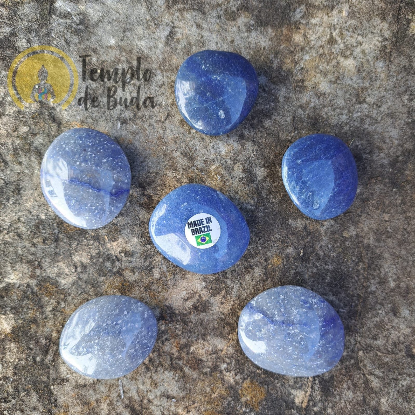Agata Azul Plana (Sabonete)