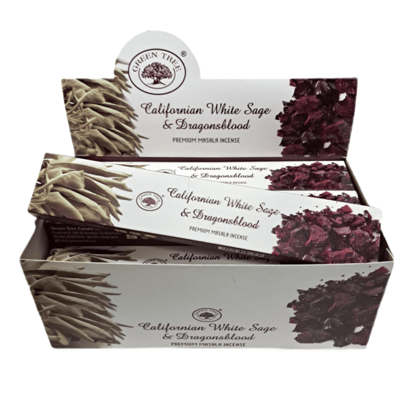 Incenso Green Tree Salvia Branca e Sangue de Dragão Caixa