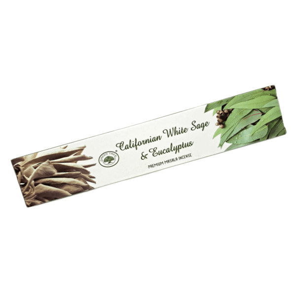 Incenso Indiano Green Tree Californian White Sage e Eucalyptus