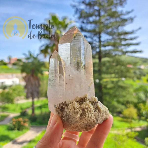 Smoked Gemini Master Crystal in Matrix - Image 3