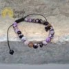Charoita-Armband mit verstellbarer Kordel 6mm – Bild 3