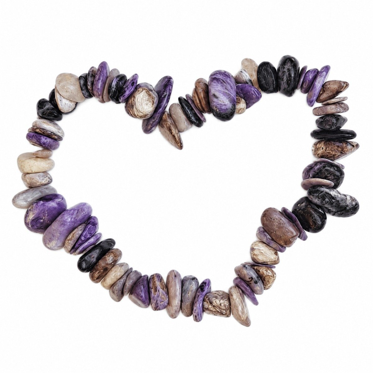 Pulseira de Charoite Chips