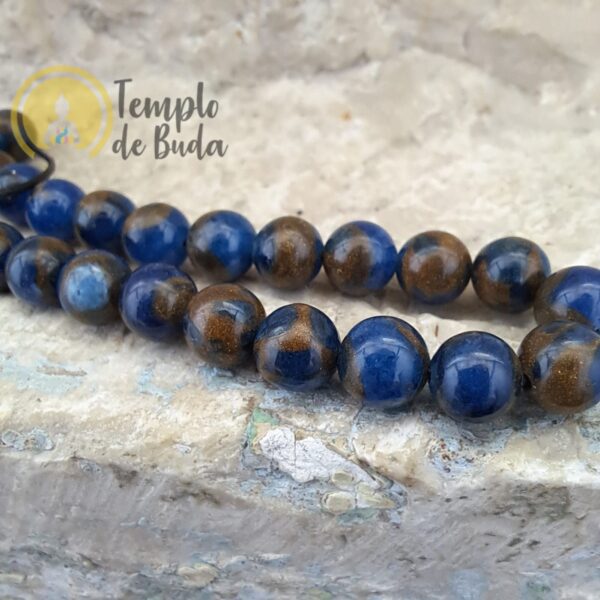 Bracciale di Sodalite Sunset con catena regolabile 6 mm - immagine 2