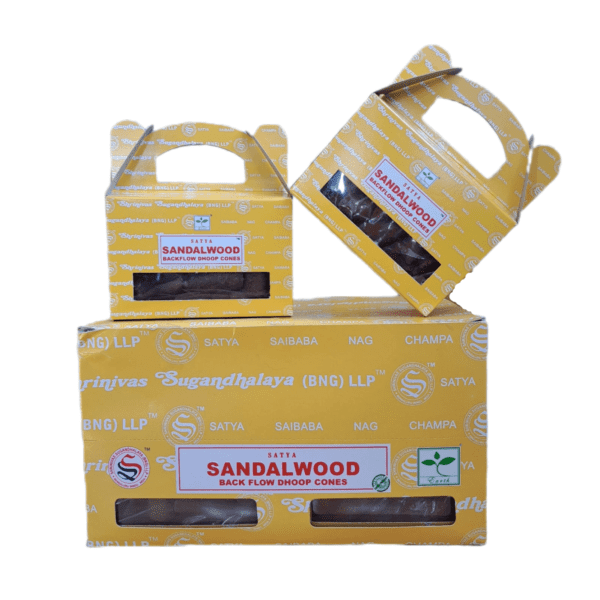 Cones Incenso Cascata Satya Sandalwood Caixa