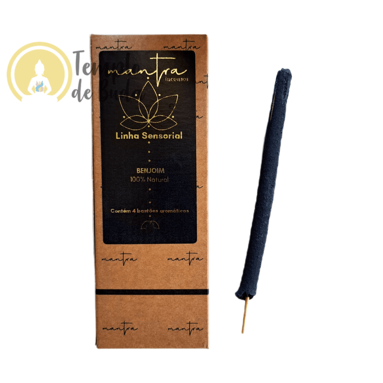 Incenso Artesanal Mantra Sensorial Benjoim (Humor) – Vareta/Unidade