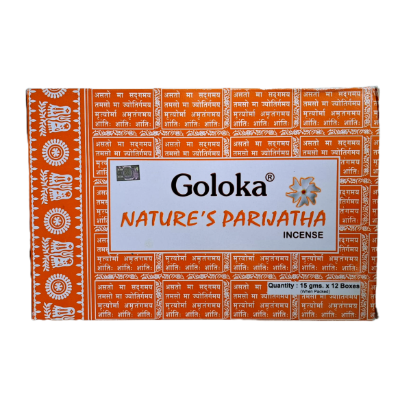 Incenso Indiano Goloka Nature's Parijatha Caixa