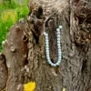 Pulseira Howlite Branca com Cordão Regulável