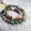 Bracciale di agata dell'India con catena regolabile di 4 mm - immagine 4