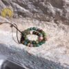 Bracciale di agata dell'India con catena regolabile di 4 mm - immagine 3