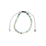 Pulseira de Amazonite com Cordão Regulável