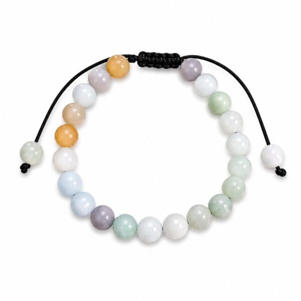 Pulseira de Amazonite com Cordão Regulável