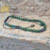 Pulseira de Azurita com Cordão Regulável 4mm