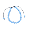 Pulseira Howlite Branca com Cordão Regulável