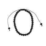Lava Stone Bracelet with 4mm Adjustable Chain