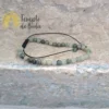 Pulseira de Prehnita com Cordão Regulável 4mm