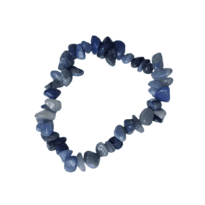 Pulseira de Ágata Azul Chips