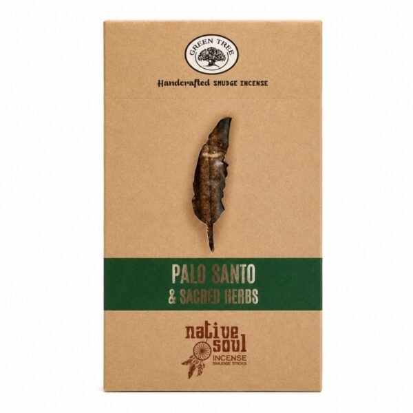 Incenso Natural Native Soul Palo Santo e Sacred Herbs Caixa
