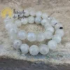 Bracciale in pietra di luna 6 mm - immagine 2