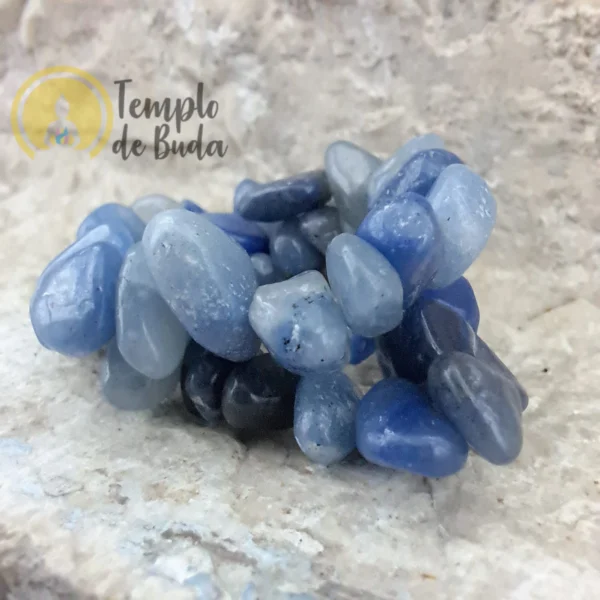 Pulseira de Ágata Azul Chips