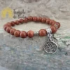 Sun Stone Bracelet with Tree of Life 8 mm - Image 3
