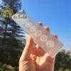 Porta Incenso de Selenita em Barra com 7 Chakras
