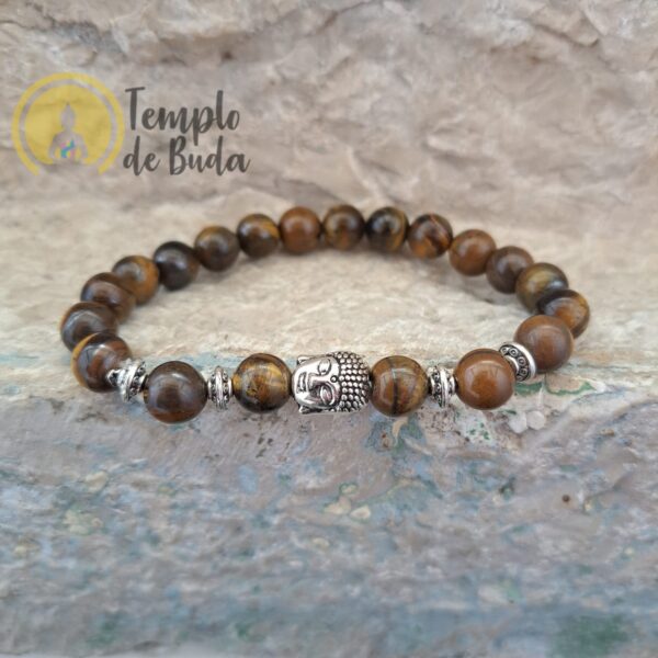 Tiger eye bracelet with Buddha - Image 3