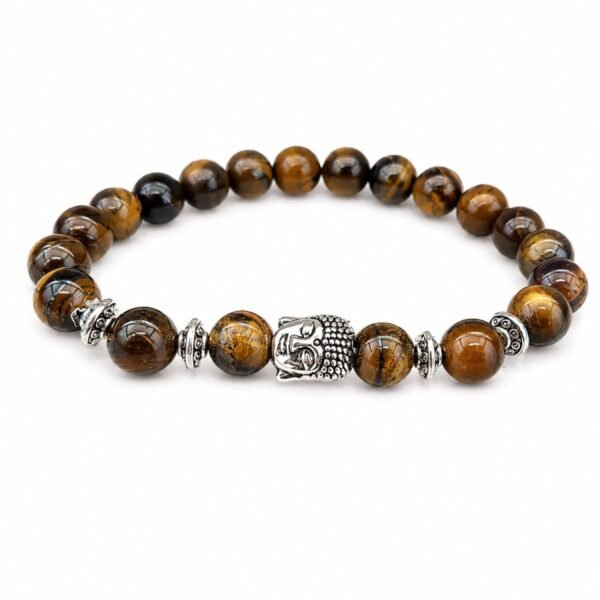 Pulseira Olho de Tigre com Buda
