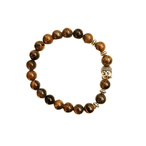 Pulseira Olho de Tigre com Buda
