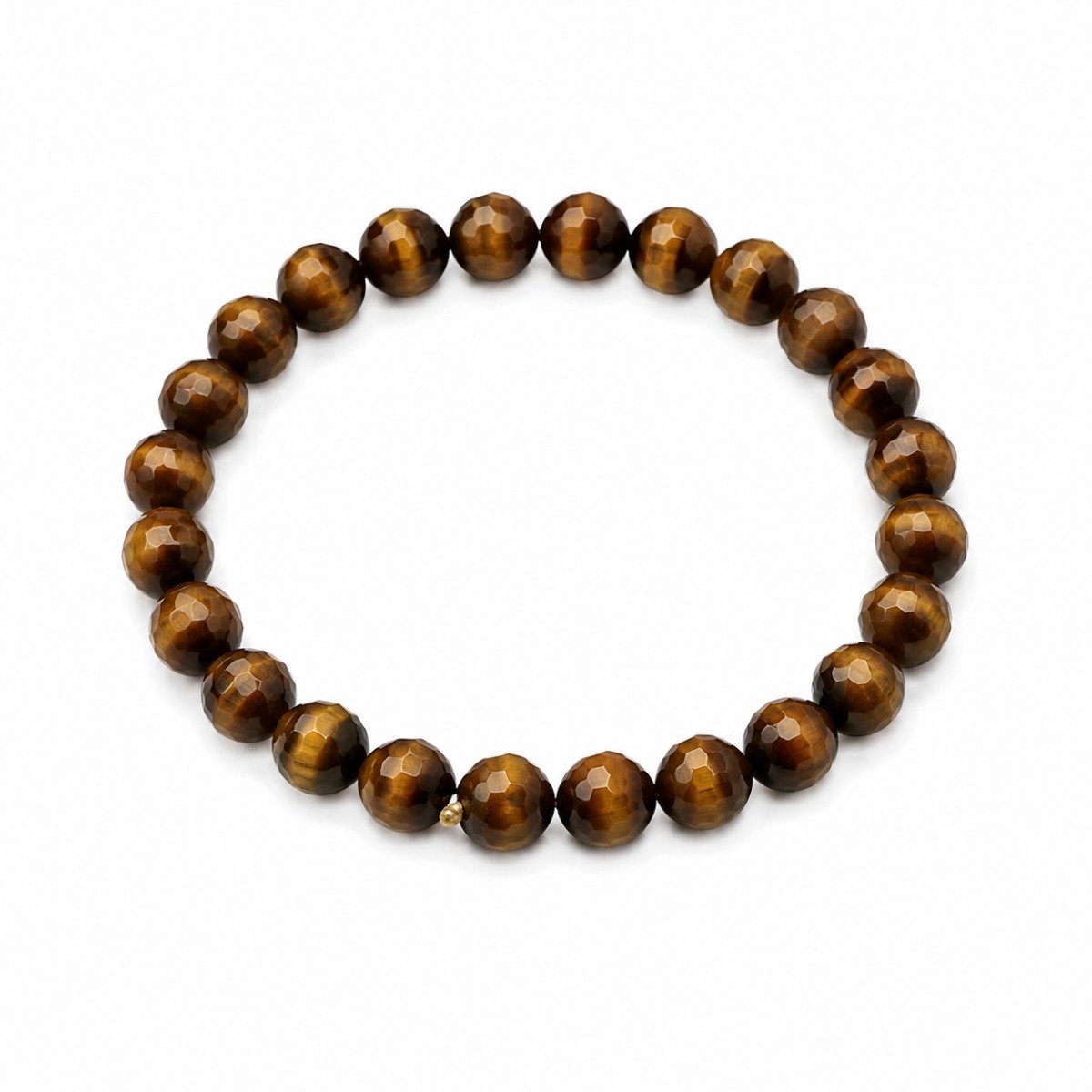 Pulseira Olho de Tigre Facetada