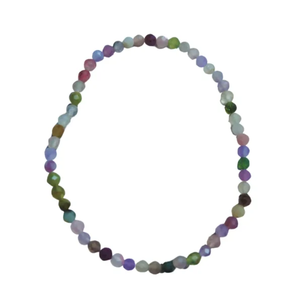 Pulseira Turmalina Melancia Facetada