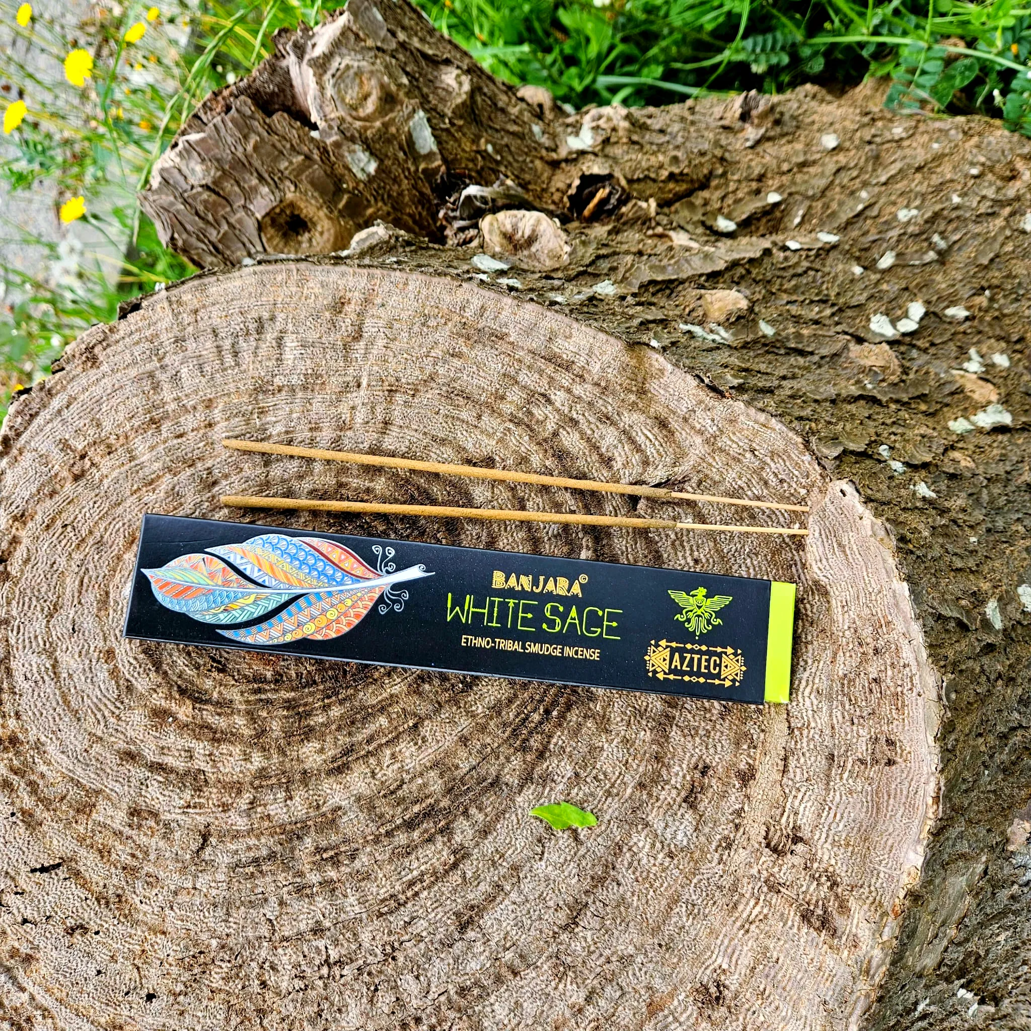 Incenso Banjara Aztec Salvia Branca