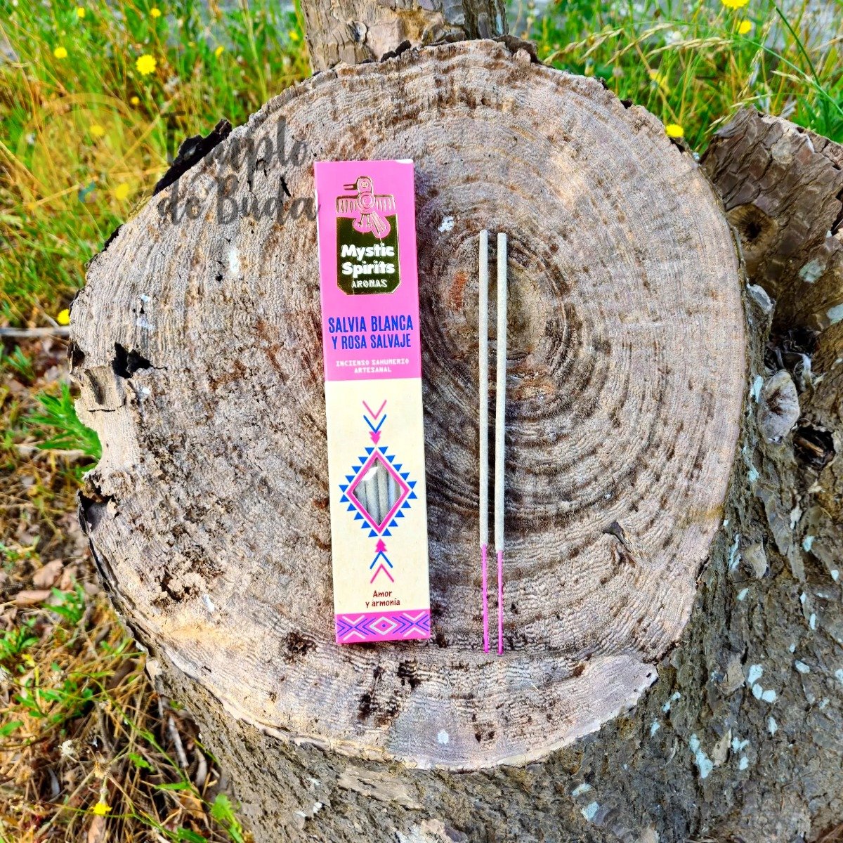 Incenso Mystic Spirits Salvia Branca e Rosa Selvagem