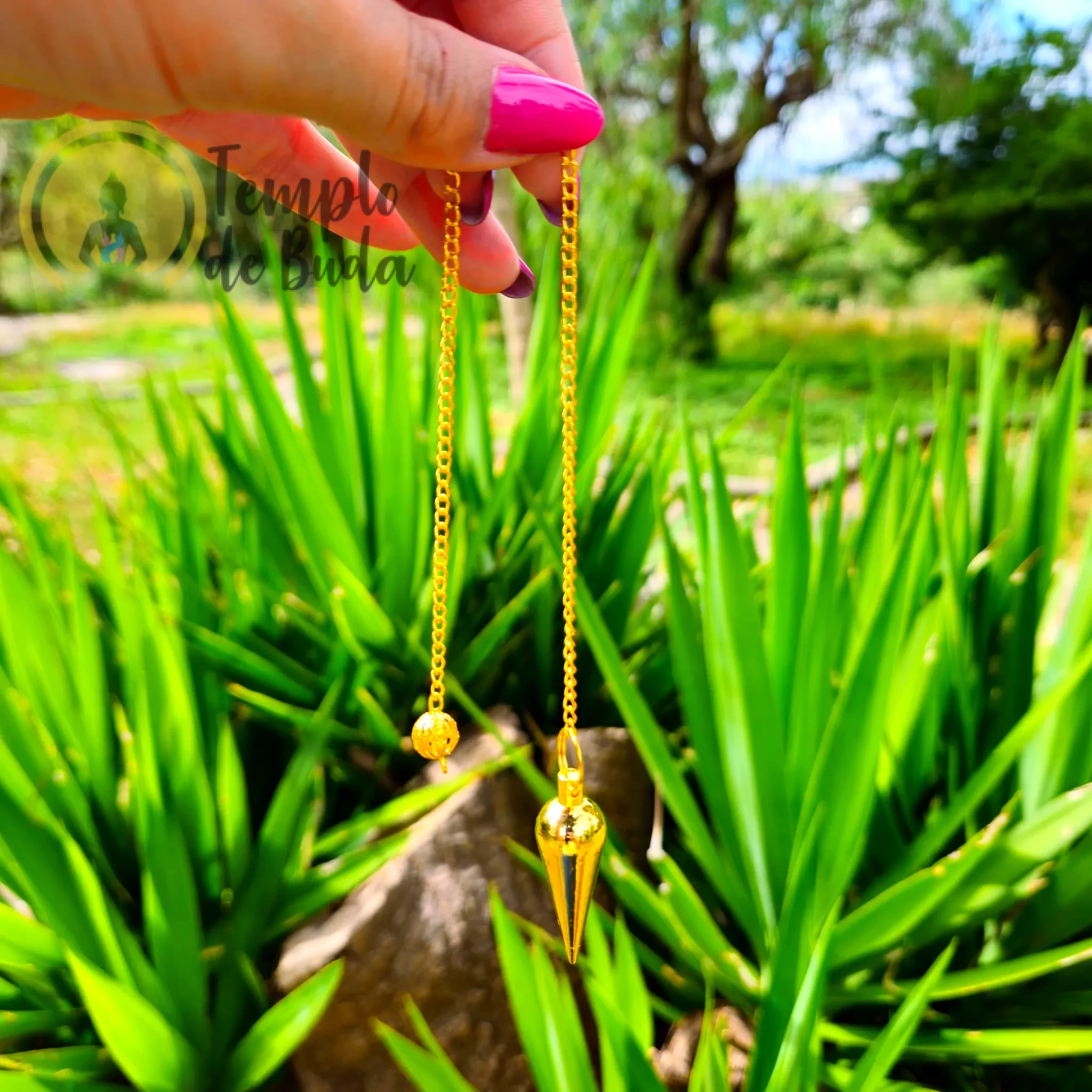 Pendulo Vertice Metal Dourado