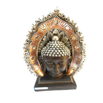 Escultura Buda Aura de Iluminação