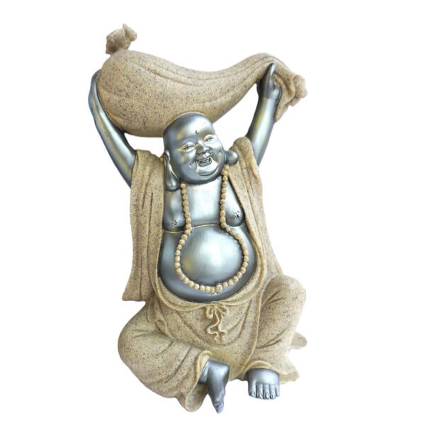 Figura Decorativa Buda Sorridente da Prosperidade