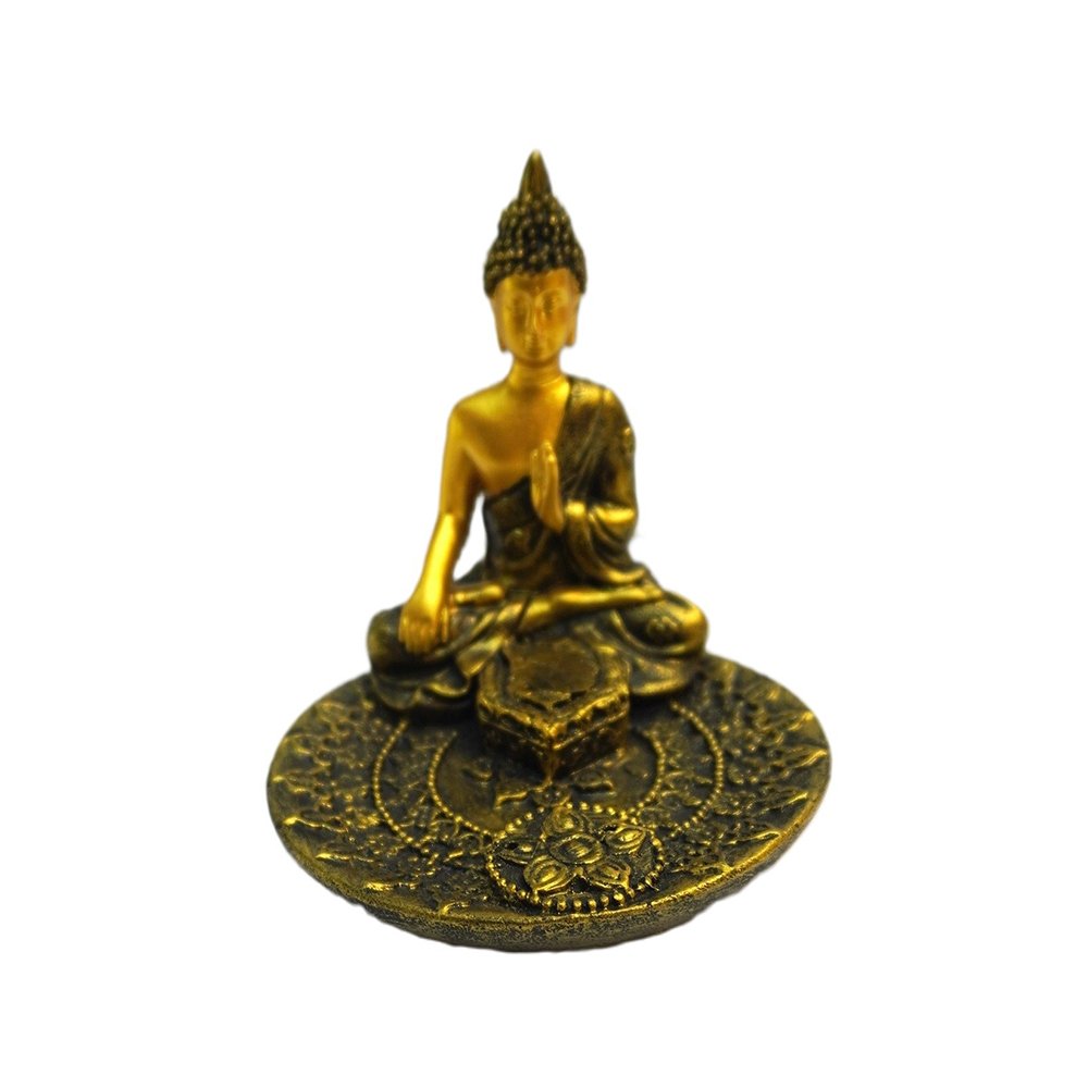 Estátua Buda Portal Dourado da Meditação