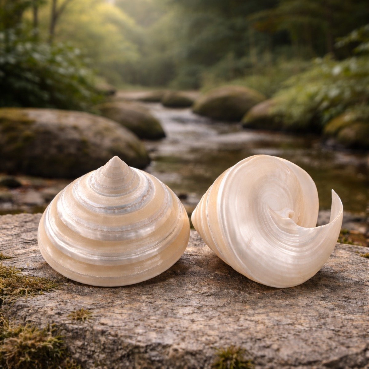 Concha Trochus Niloticus Cortado