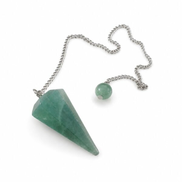 Pendulo Hexagono Fluorite Verde